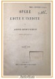 ESAURITO - PEDAGOGIA E METODOLOGIA di Antonio Rosmini Serbati 1857 Libro Antico Opere Edite