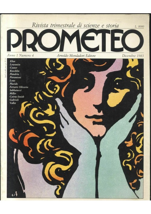 PROMETEO anno 1 numero 4 dicembre 1983 rivista trimestrale di scienze e storia