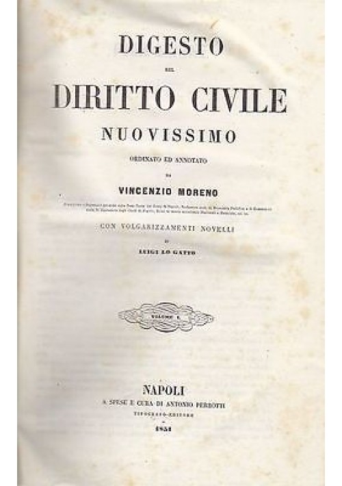 PRONTUARIO DEL DIGESTO ITALIANO A TUTTO MARZO 1896  UTET Editore 