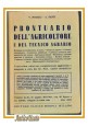 PRONTUARIO DELL'AGRICOLTORE DEL TECNICO AGRARIO di Niccoli e Fanti 1960 Hoepli 