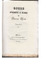 PROSE di Vincenzo Monti Opere Inedite e Rare volume III 1832 libro antico