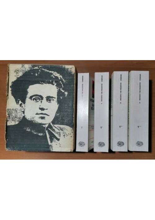 QUADERNI DAL CARCERE di Antonio Gramsci 1975 Einaudi 4 volumi completo libro