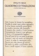 QUADERNO DI TRADUZIONI Ippolito Nievo 1964 Giulio Einaudi a cura Iginio De Luca*