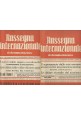 RASSEGNA INTERNAZIONALE DI DOCUMENTAZIONE 19 numeri 1938 rivista fascismo 