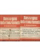 RASSEGNA INTERNAZIONALE DI DOCUMENTAZIONE 19 numeri 1938 rivista fascismo 