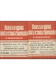 RASSEGNA INTERNAZIONALE DI DOCUMENTAZIONE 19 numeri 1938 rivista fascismo 
