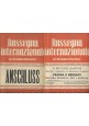 RASSEGNA INTERNAZIONALE DI DOCUMENTAZIONE 19 numeri 1938 rivista fascismo 