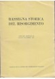 ESAURITO - RASSEGNA STORICA DEL RISORGIMENTO 1966 annata completa 4 numeri rivista storia