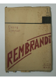 REMBRANDT di Georg Simmel 1931 Doxa Libro Arte Vintage Saggio su