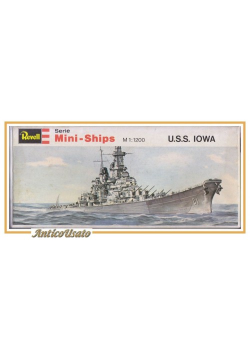 REVELL MINI SHIP U S S IOWA 1:1200 Modellismo Navele