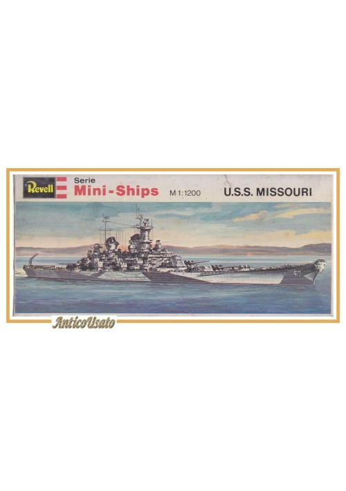 REVELL MINI SHIP U S S MISSOURI 1:1200 Navele