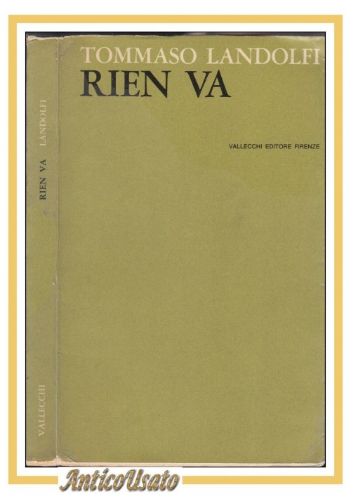ESAURITO - RIEN VA di Tommaso Landolfi 1963  Vallecchi Editore I edizione libro narrativa