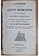 RITUUM QUI OLIM APUD ROMANOS OBTINUERUNT succinta di Nieupoort 1835 Libro Antico