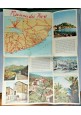 RIVIERA DEI FIORI Depliant Turistico Illustrato brochure vintage 1955 in tedesco