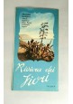 RIVIERA DEI FIORI Depliant Turistico Illustrato brochure vintage 1955 in tedesco