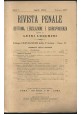 RIVISTA PENALE DOTTRINA LEGISLAZIONE GIURISPRUDENZA 1913 annata COMPLET Lucchini