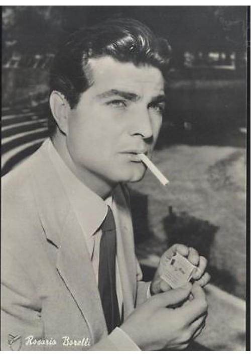 ROSARIO BORELLI nel film classe di ferro CARTOLINA originale anni '50 