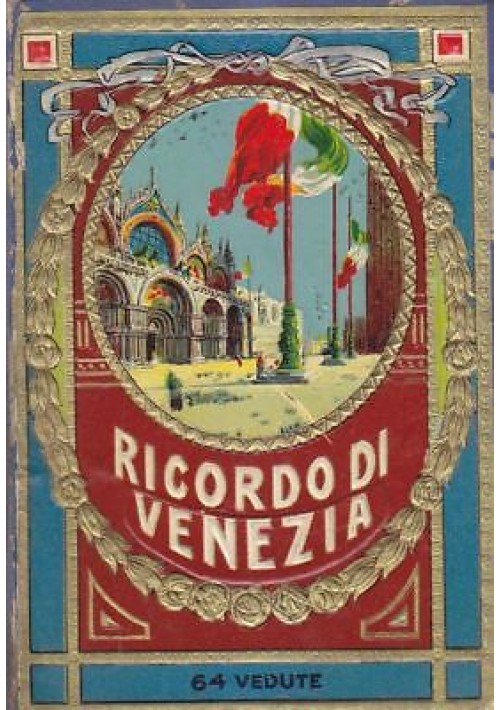 Ricordo Di Venezia 64 vedute in bianco e nero Cartoline Vintage anni '90  d'epoca