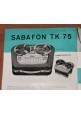 SABAFON TK 84 - 75 Depliant Brochure Radio Magnetofoni fonografi radiofonografo