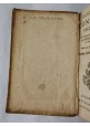 SACROSANCTUM CONCILIUM TRIDENTINUM 1753 Bassano libro antico religione concilio