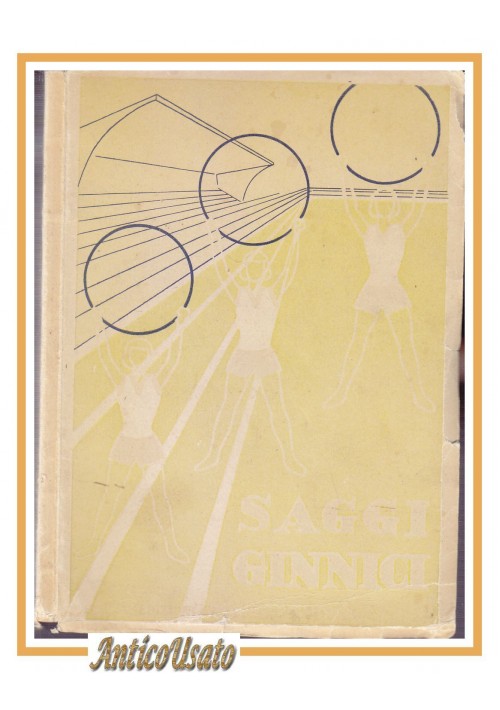 SAGGI GINNICI Edizioni Gioventù Nuova 1950 libro vintage ginnastica illustrato