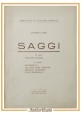 esaurito - SAGGI di Giuseppe Lembo 1936 Libro Machiavelli Stati uniti d'Europa Mussolini