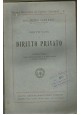 SCRITTI VARII DI DIRITTO PRIVATO 2 volumi Pietro Cogliolo 1917 UTET  *