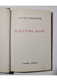 SCRITTURE SACRE di Gunter Lanczkowski 1960 Sansoni Libro storie illustrate
