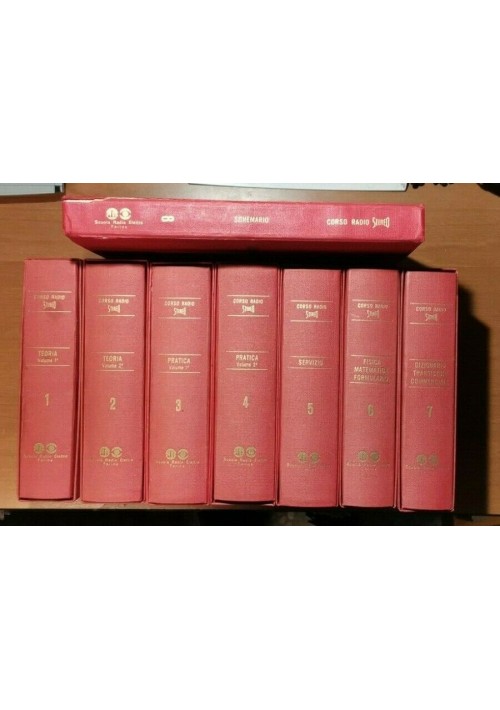 ESAURITO - SCUOLA RADIO ELETTRA corso completo 8 volumi Schemario Teoria Pratica Libro