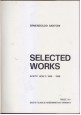 ESAURITO - SELECTED WORKS scritti scelti 1925 1968 di Ermenegildo Santoni 1971 Libro