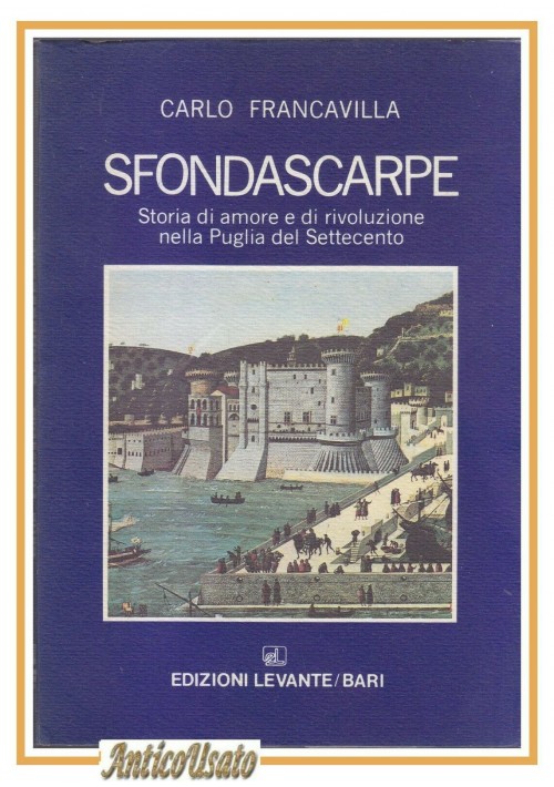 SFONDASCARPE di Carlo Francavilla 1985 Levante libro romanzo Puglia settecento