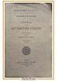 STORIA DELLA LETTERATURA ITALIANA di Francesco De Sanctis volume I 1925 Laterza