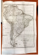 STORIA DELL'AMERICA di Guglielmo Robertson 2 volumi su 3 1822 tavole mappe Libro