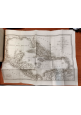 STORIA DELL'AMERICA di Guglielmo Robertson 2 volumi su 3 1822 tavole mappe Libro