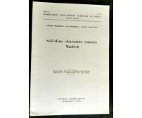 SULL'EFFETTO ELETTROOTTICO ROTATORIO MANFREDI di Collatina Bombelli 1959 Libro