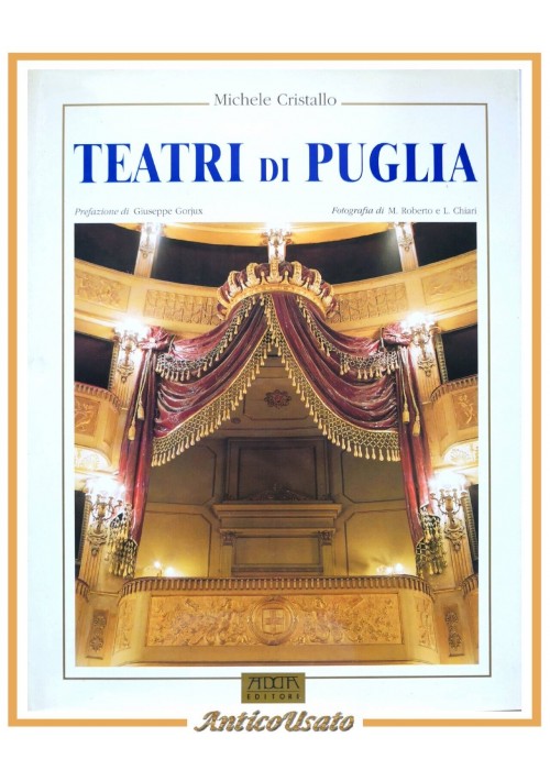 TEATRI DI PUGLIA di Michele Cristallo 1993 Mario Adda Libro storia locale