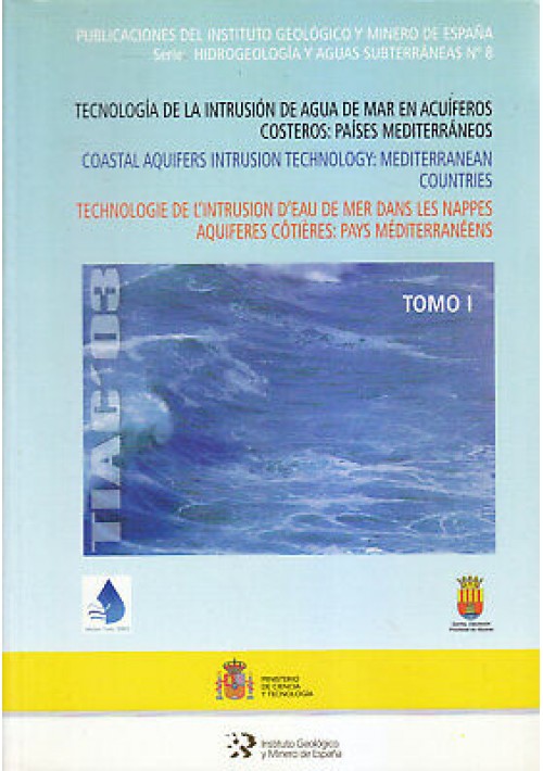 TECNOLOGIA INTRUSIÓN AGUA DE MAR EN ACUÍFEROS COSTEROS PAÍSES MEDITERRANEOS 2003