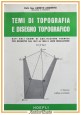 TEMI DI TOPOGRAFIA DISEGNO TOPOGRAFICO Aminto Agostini 1966 Hoepli Libro risolti