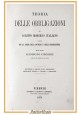 TEORIA DELLE OBBLIGAZIONI NEL DIRITTO MODERNO ITALIANO di Giorgi 1876 Libro