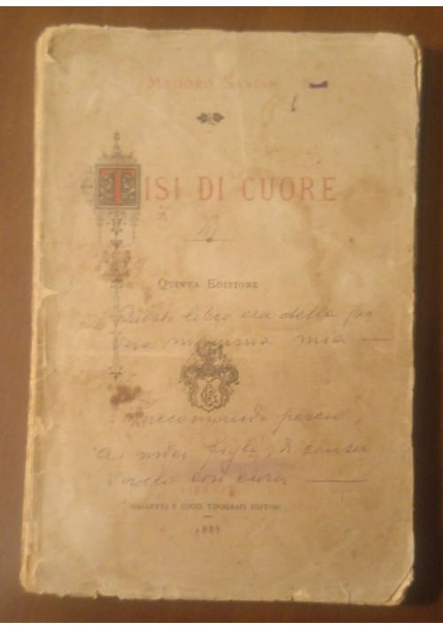 TISI DI CUORE Medoro Savini 1885 Galletti e Cocci V edizione
