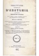 ESAURITO - TRATTATO ELEMENTARE D' ANATOMIA Bayle completo 2 VOLUMI 1834 Napoli medicina antico