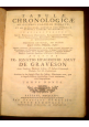 Tabulae Chronologicae historiae ecclesiasticae Tom 9 1774 Remondini libro Antico