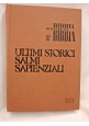 ULTIMI STORICI SALMI SAPIENZIALI di Ballarini Bellini Laurentini 1978 EDB Bibbia