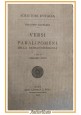 esaurito -- VERSI PARALIPOMENI DELLE BATRACOMIOMACHIA di Giacomo Leopardi 1921 Laterza Libro