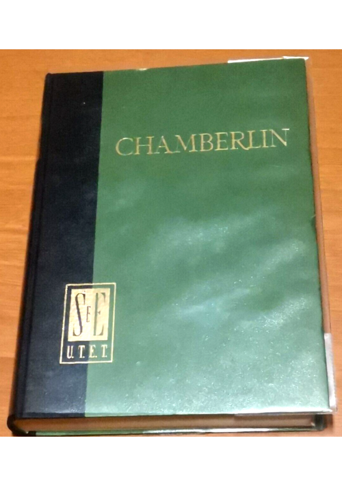 VERSO UNA PIÙ GENERALE TEORIA DEL VALORE di Edward Chamberlin 1960 UTET libro