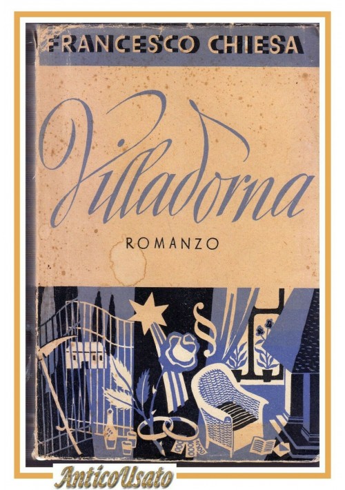 VILLADORNA di Francesco Chiesa 1942 Mondadori Romanzo Narrativa Italiana