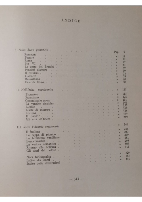 VINCENZO MONTI NEL DRAMMA DEI SUOI TEMPI di Donata Chiomenti Vassalli 1968 Libro