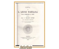 VITA DI SAN LUIGI GONZAGA della Compagnia Gesù Virgilio Cepari 1854 Libro antico