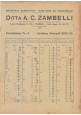 ZAMBELLI catalogo 1931 materiale scientifico laboratori vetreria vintage libro
