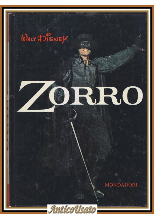 ZORRO di Walt Disney 1978 Mondadori Libro illustrato per infanzia avventure